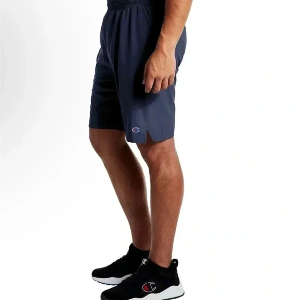 Champion Double Dry Elastic Waist Basketball Gym Shorts Gray‎ Men’s Medium GUC
